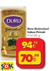 DURU GELENEKSEL SABUN PİRİNALI